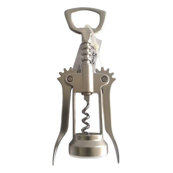 New Stainless Steel Wing Corkscrew Bottle Opener Tool - Picture 4 of 8